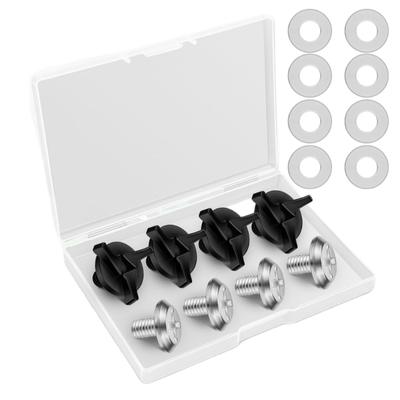 Viti per visiera per caschi da motocicletta regolabili e set di rondelle in gomma antiscivolo Accessori adatti per caschi sicuri