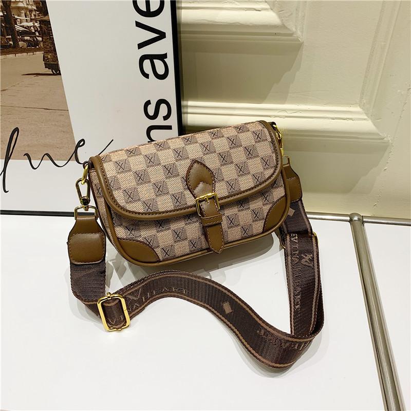 Ielgy Classic All-Match Small Square Bag Retro Messenger Bag Shoulder Crossbody