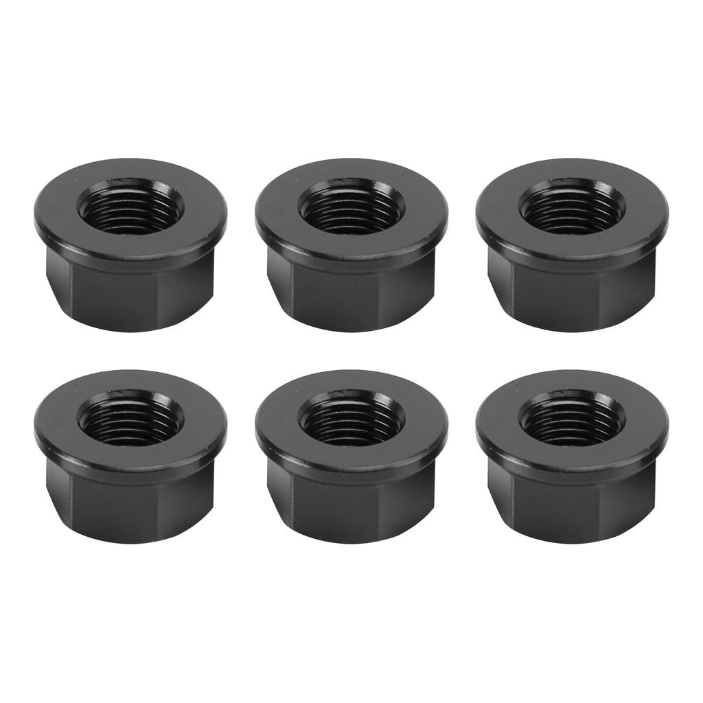 6x Hinterradritzelmuttern M10 x 1 Schwarz Für Ducati 1098 1098S 1098R 1198 S 2007-2011