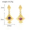 Genshin Impact Yae Miko Eye of God Ear Dangle Earrings Vision Cosplay Diluc Xiao Earring Jewelry Women For Fans Accessory Gift
