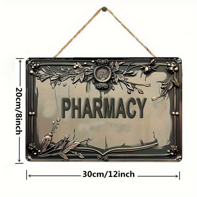 

2D плоский деревянный знак 30*20 см винтажный аптечный деревянный декоративный знак, забавный ретро деревянный декор настенное искусство, декор для дома, бара, декоративный плакат, праздничный подарок 30*20cm