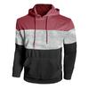 Autumn Winter Men's Sweatshirt Long Sleeve Casual Sports Contrasting Hoodie Man Hooded Sweatshirts Streetwear Jogging Tops