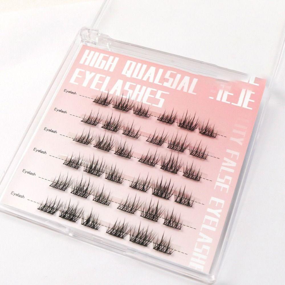 Single Cluster Artificial Eyelashes Self Adhesive Grafting Eyelashes False Eyelashes  Cosplay