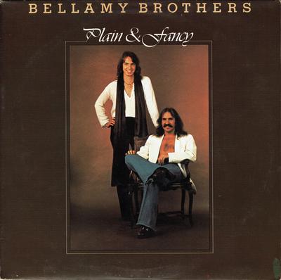 LP Record BELLAMY BROTHERS - Plain & Fancy K56357 Warner Bros. Re 1977 UK Rock Used