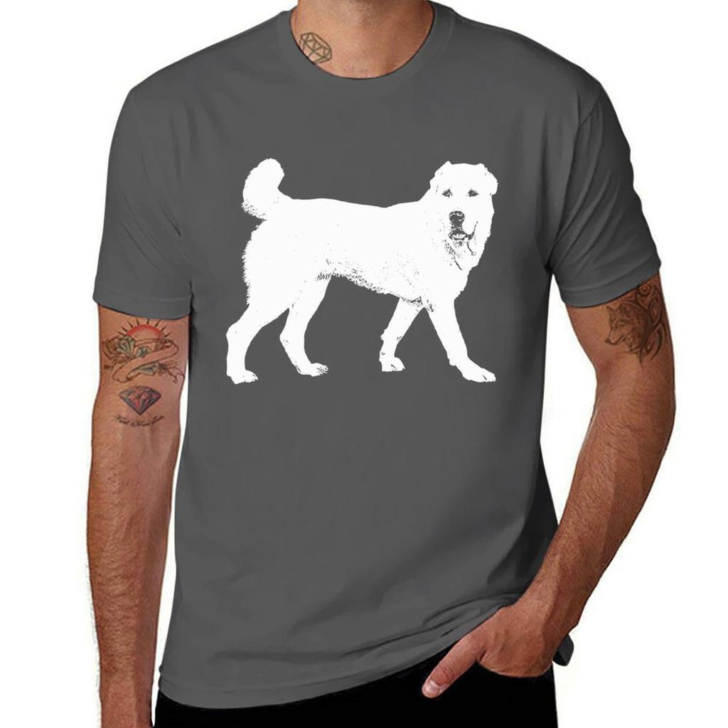 Central Asian Shepherd Dog Tshirt All Match Print Short Sleeve Top
