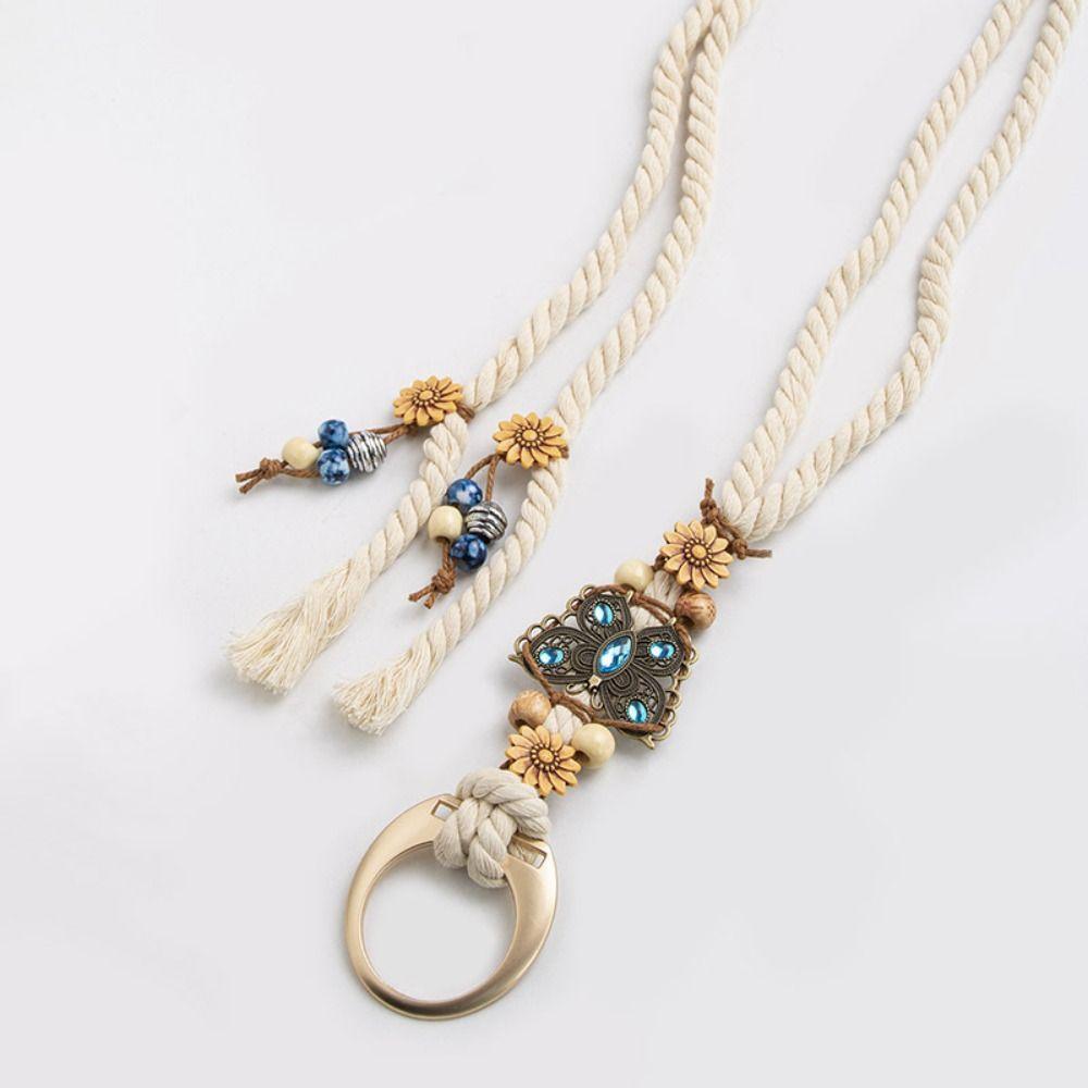 Bohemian Tie Rope Waist Belt Luxury Design Waist Chain Punk Butterfly Waistband  Women's Fashion