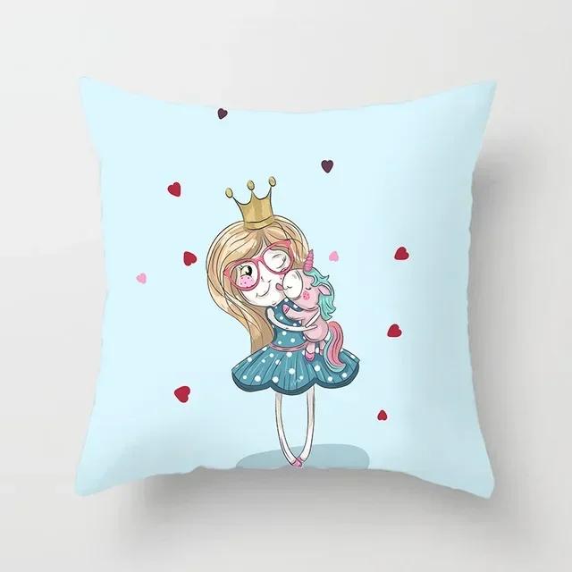 Mandala Tropical Flamingo Pattern Decorative Pillows Unicorn Pillowcase Polyester Pillowcase Home Hotel Decoration Pillowcase .