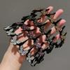 Elegant Non‑Slip Wave Teeth Headband Rhinestone Flower Hair Hoop  Home