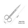 Multi-functional Stainless Steel Beauty Scissors: 10cm/14cm, Straight/Curved Tips, Suitable for Laboratory and Teaching