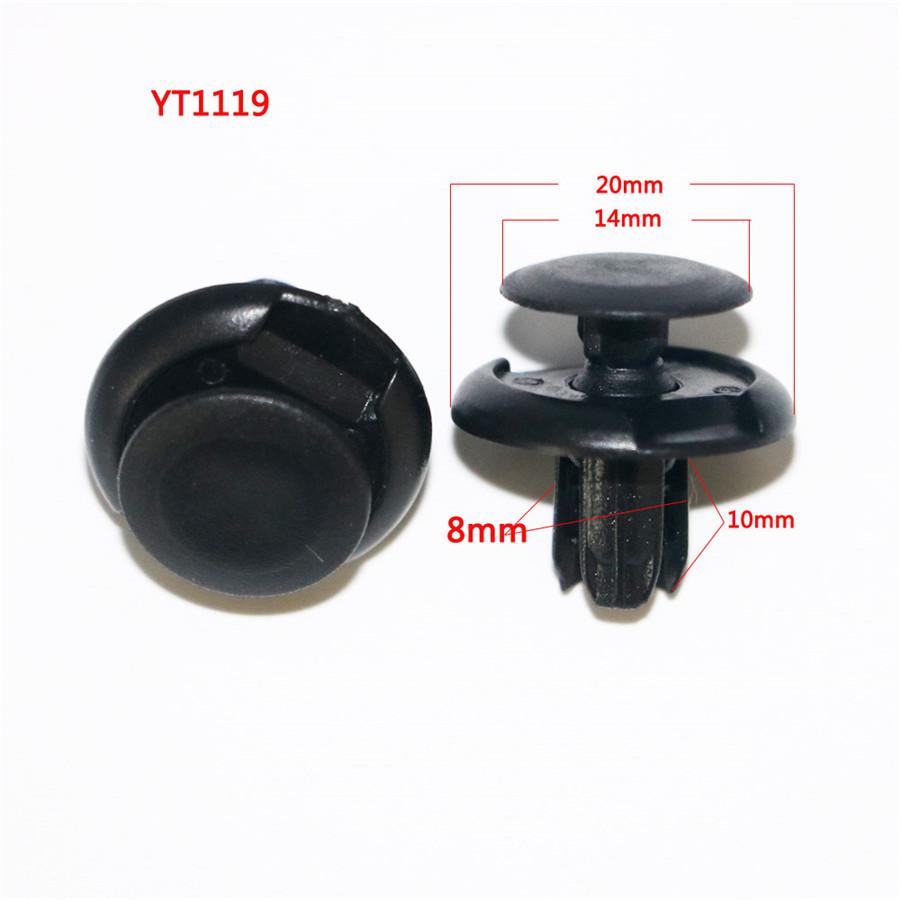 200 peças clipes de para-choque de carro mistos retentores rebite porta painel fender forro fixador