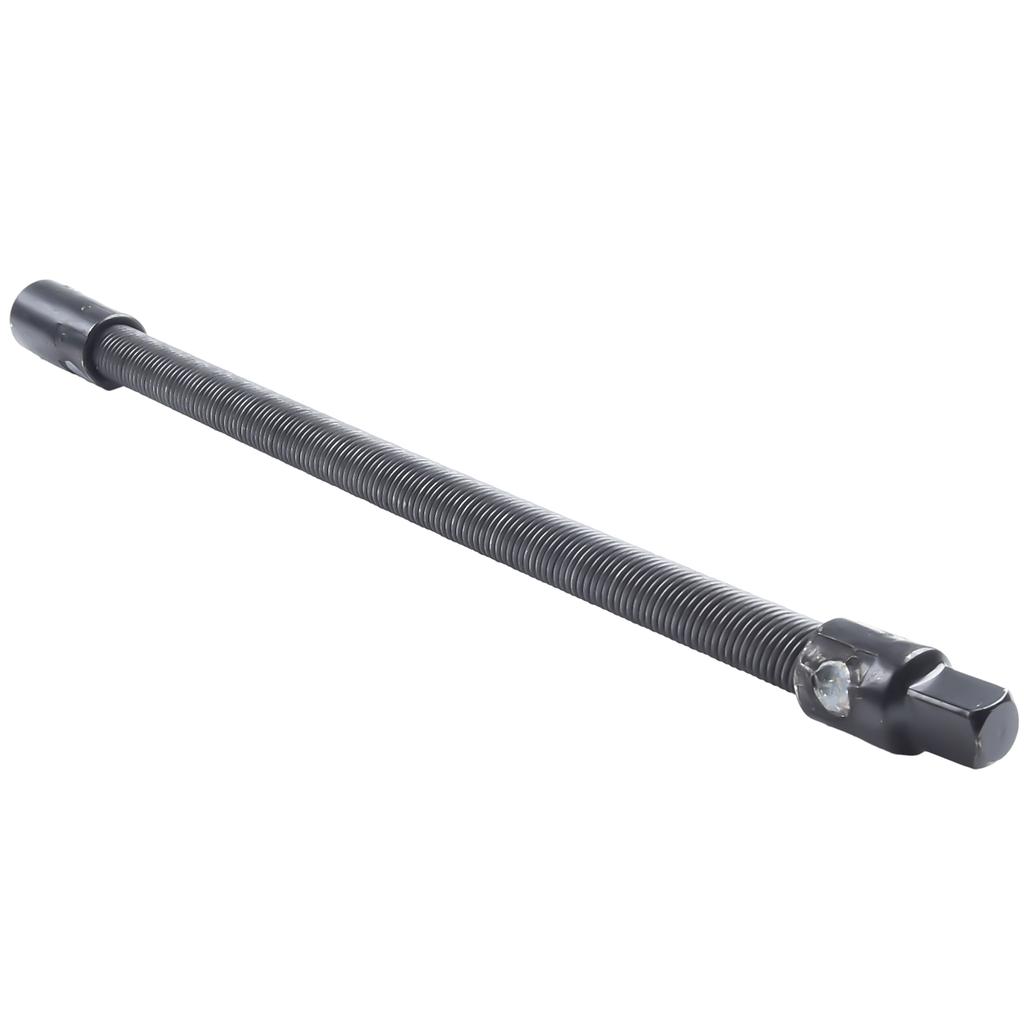 High Quality New Extension Rod Flexible Shaft Wrench 1/2 Inch 12.7mm Black Drive Extender Flexible Shaft Spring Steel (middle)
