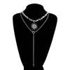 Dress Accessories Sunflower Pendant Necklace Beading Clavicle Chain New Necklace for Women  Women