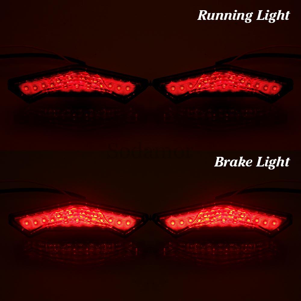 LED Tail Light Fit For 2021 2022 Can-Am Commander DPS XT MAX DPS XT 710006633 Modified Car UTV Rear Brake Stop Led Lights Lamps