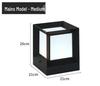 European-Style Solar Waterproof Outdoor Square Light for Courtyards, Villas, Parks, Fences, and Gates 