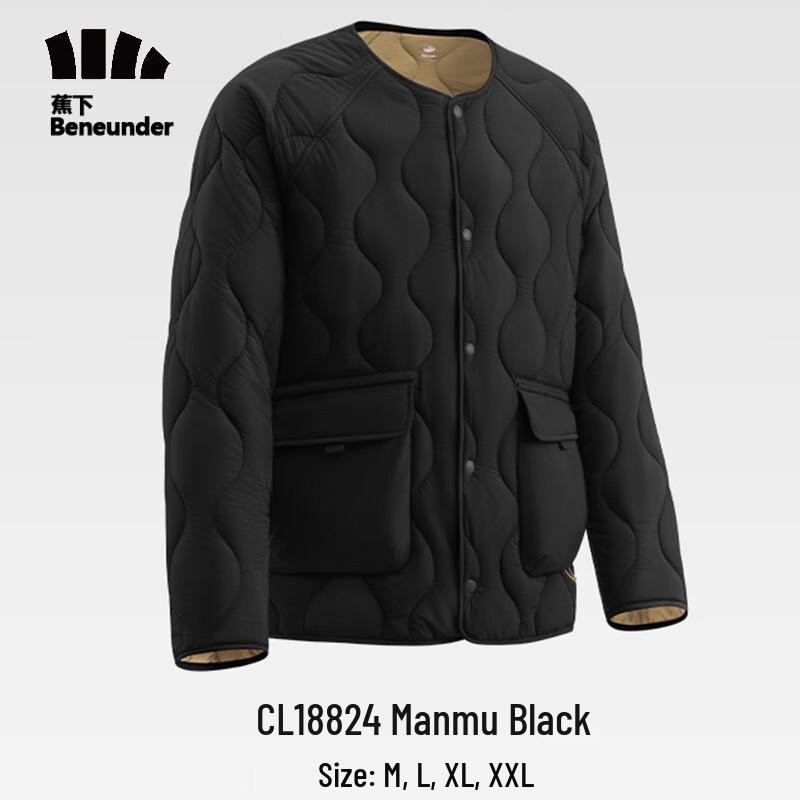 

Jiaoxia Men s Round Neck Padded Fleece Jacket