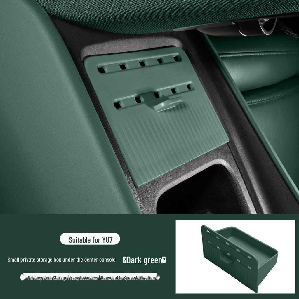 Xiaomi YU7 Car Console Hidden Storage Box with Air Freshener Compatibility