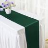 Satin Table Runner 69" X 12" Solid Color Table Runner Wrinkle Resistant Silky Smooth Table Runner for Dining Table Wedding Bridal Shower Modern Events