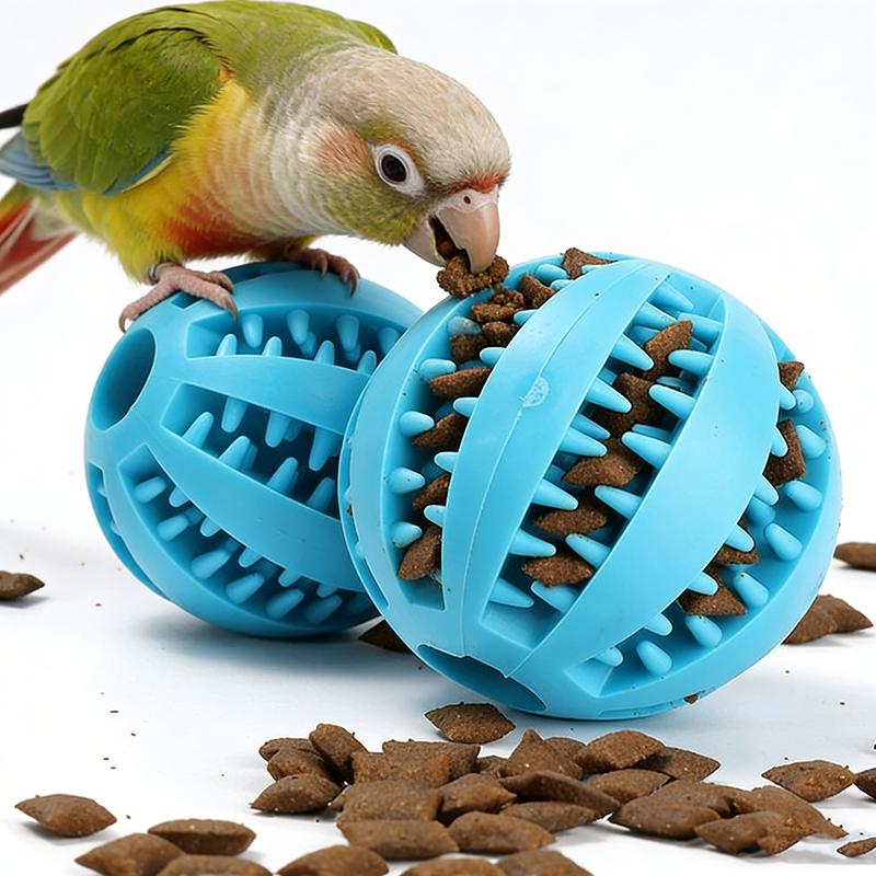 Dog Latex Molar Ball Elastic Bouncy Chew Toy Non Toxic Durable Bite Resist Leak Food Ball Teeth Grinding Oral Care Interactive