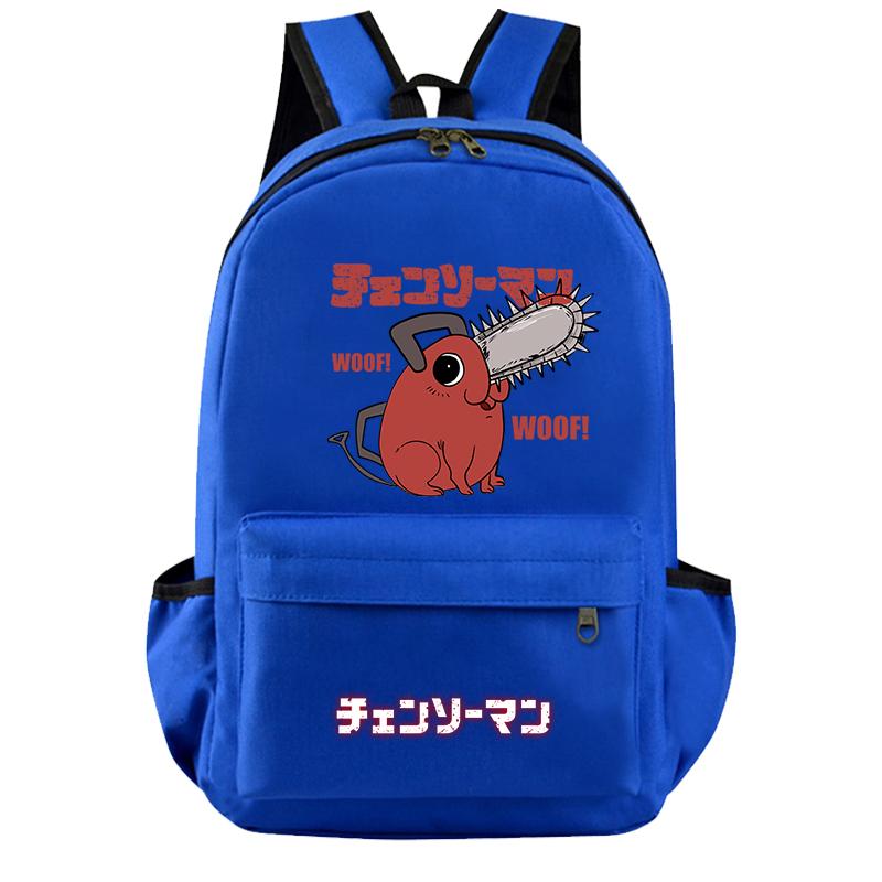 Anime Chainsaw Man Rucksack für Jungen Mädchen Hildren Zurück zur Schule Schultasche Student Kawaii Rucksack Luffy Nami Lysop Leichte Taschen