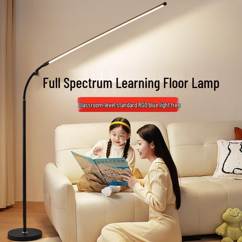 Full Spectrum Eye Protection Lamp – Anti-Blue Light Floor Light for Bedrooms, Desks, Pianos, and Student Reading.