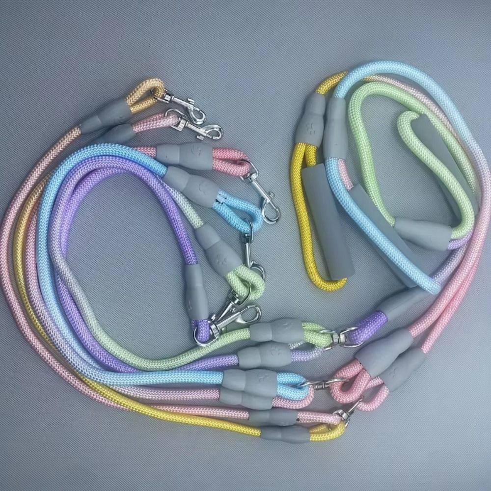 Adjustable Dual Dog Leash Set 360° Swivel Dog Running Leash Pet Training Lead  Pet Accessories