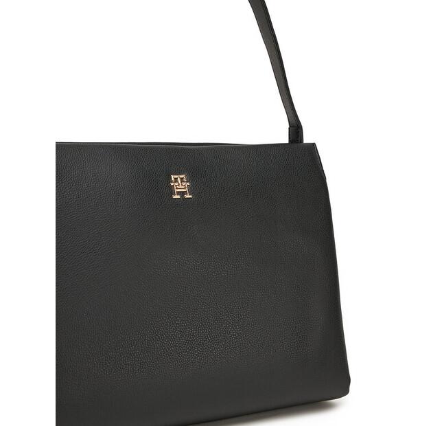 Bag Tommy Hilfiger Tommy Hilfiger Th Legacy Med Satchel AW0AW17173 Black