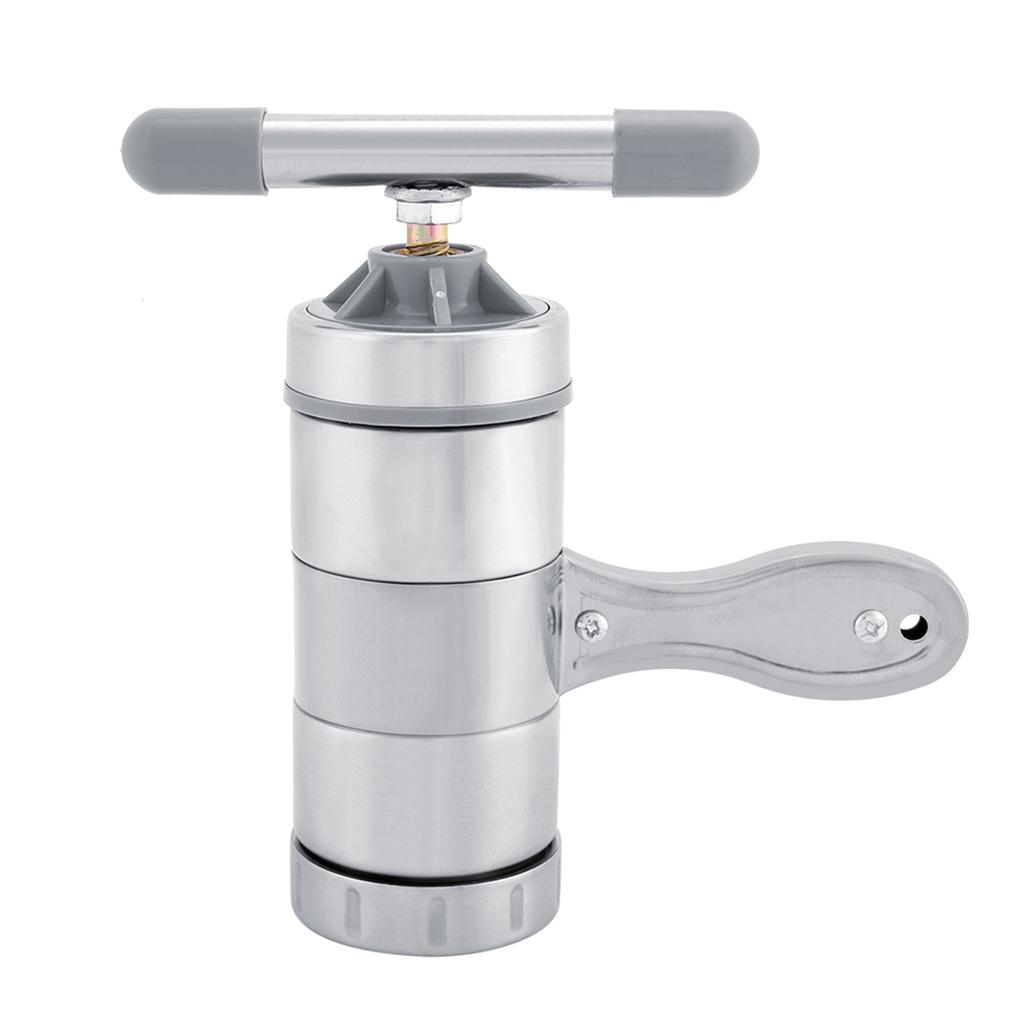 Haushalt Manuelle Edelstahl Nudelmaschine Nudelpresse Herstellungsmaschine mit 5 Formen