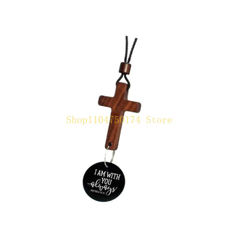 Car Rearview Mirror Crosses Pendant Car Hanging Ornament  Blessing Pendant for For Christian Driver top sale