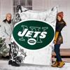 New York Jets logo printed blanket—lightweight,soft,warm;versatile blanket all seasons—perfect as &air-conditioning throw,nap blanket