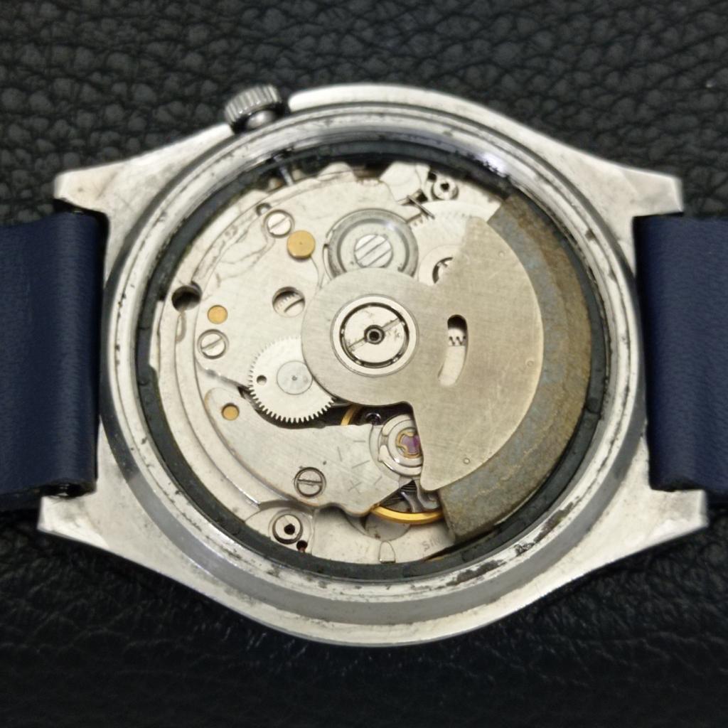 SEIKO 5 AUTOMATIC JAPAN MENS VINTAGE BLUE COLOR DIAL WATCH a701529-5 R206b-a701529