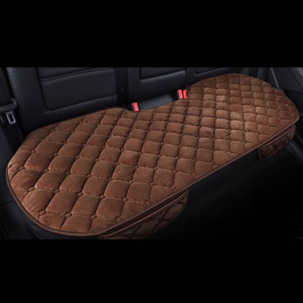 Car Seat Cover Protector Universal Winter Warm Auto Seat Cushion Rear Seat Cushion Protection Covers Back Cushion Three Piece