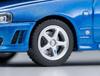 TOMYTEC Tomica Limited Vintage Neo 1/64 Scale LV-N353b Nissan Skyline 2-Door Sports Coupe 25GT TURBO with Optional Parts, Blue, 2000 Model, Finished M