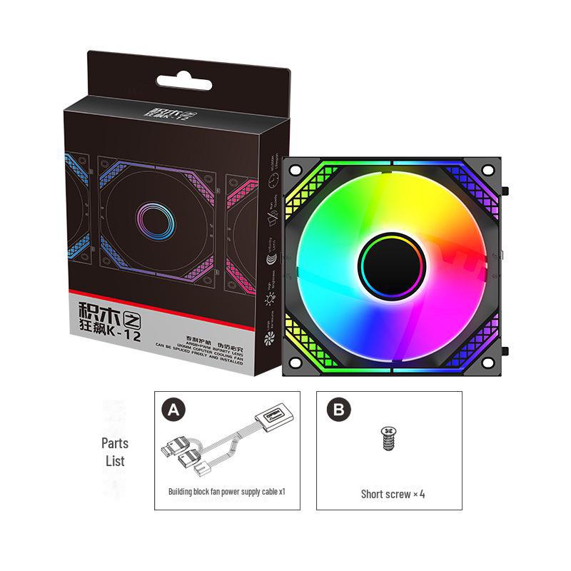 Prism 4. generace Pro ARGB chladicí ventilátor s 3pinovým 5V synchronizačním ovladačem pro počítačové skříně