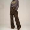 Unisex Retro-Freizeithose mit geradem Bein und Leopardenmuster