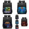 Mochila Escolar 3D Ligera de Gran Capacidad Para Niños Unisex Bolsa de Tela Oxford