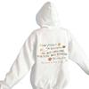 Dear Person Behind Me Alphabet Hooded Sweatshirt Top