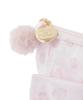 Maison De Fleur Ribbon Leopard Frill Pouch, Light Pink, Women's