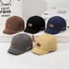Short-Brim Baseball Cap Men's Retro Cap Spring Autumn Sun Hat