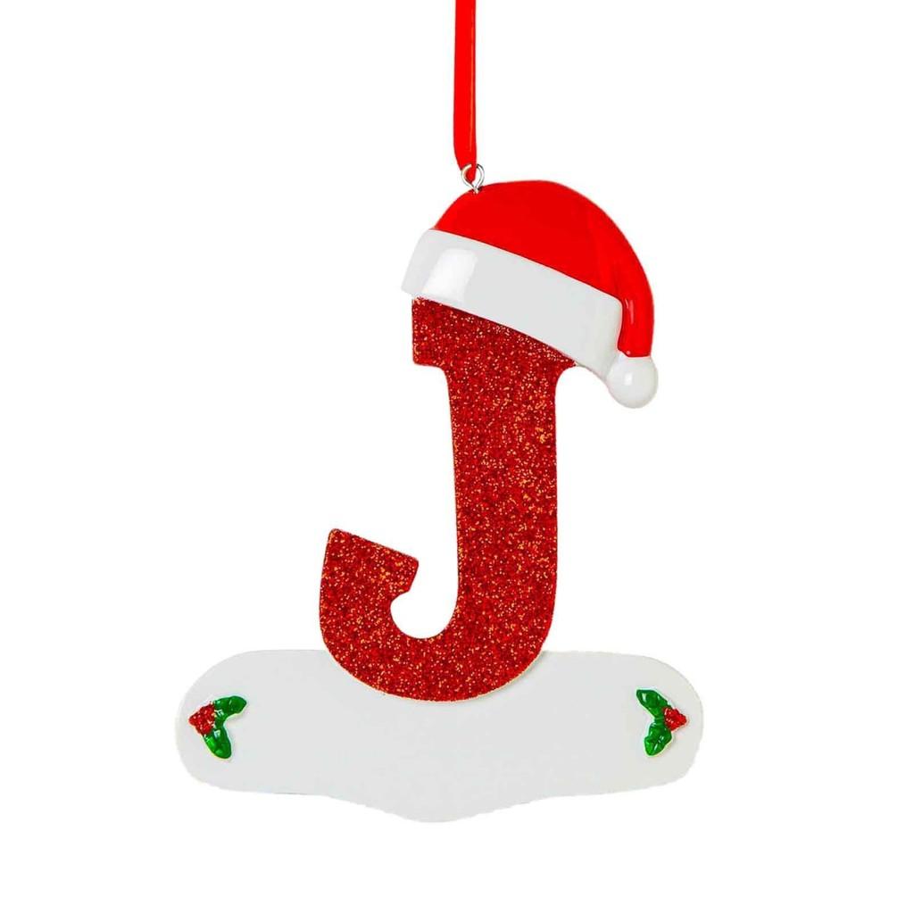 Wooden Eyecatching Customizable Letter Christmas Ornament For Festive Car Decor