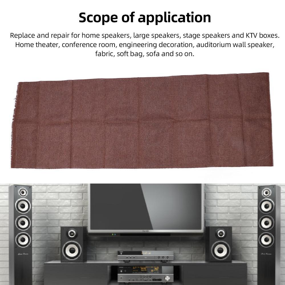 Light Transmitting Single Layer Speaker Grill Cloth Speaker Mesh Grill Fabric  Vintage Speakers