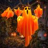Halloween Glowing Ghost Light Outdoor Decor Garden Prop Party Home Hanging Decor