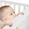 1 Set Breathable Mesh Crib Rail Cover, Soft Baby Teething Protector for Crib Rails, Thick Pad for Toddler Bed, Edge Guard for Nursery