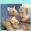Adorable Peluche Kangourou Animal en Peluche Doux Pour Enfants Cadeau d'Anniversaire Parfait