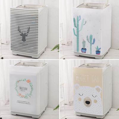 Polyester Washing Machine Cover Dust Proof Drum Type Cover Waterproof Case Protective Dust Home Roller Household Goods