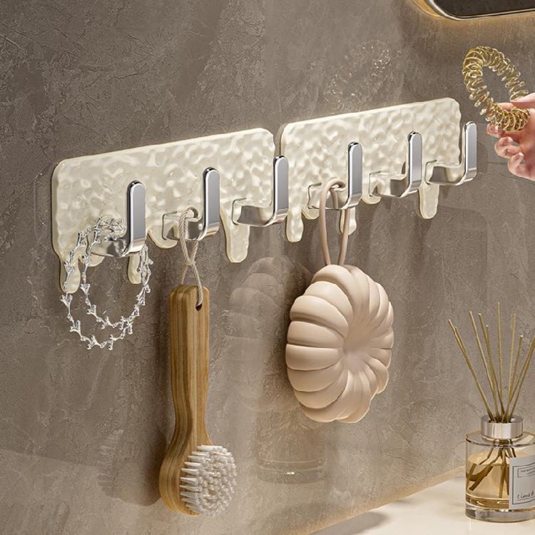 Multipurpose Adhesive Mount Hook Sturdy Organization Tool for Door Wall Cabinets Closet Storage