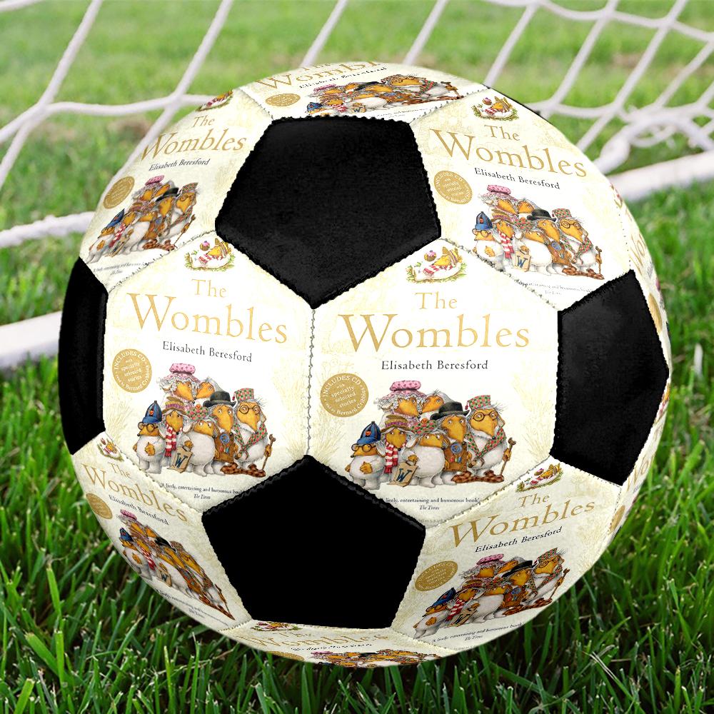 The Wombles Indoor Soccer Ball Colorful Machine Stitched PVC Size 5 Team Training Competition Ready Durable High-Bounce Cool Sports Gift