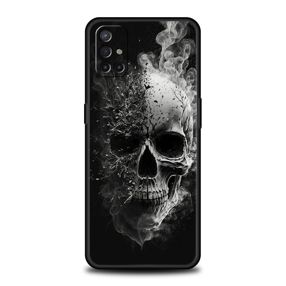 Phone Case For OnePlus 15 13 12 11 10 9 8 7T Pro 13T 13R 12R 10R 9RT 8T Nord 2T CE 2 3 5G Lite Soft Cover Hard Pink Purple Skull