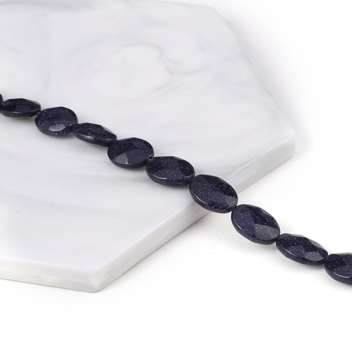 

Бусины из натурального камня опал/агат/малахит овальные граненые бусины для изготовления ювелирных изделий DIY ожерелье браслет серьги аксессуар Blue Sand/16x12x6mm