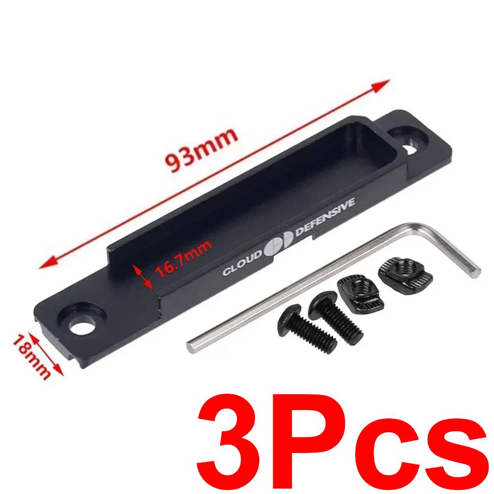 Tactical Metal Slot Flashlight Mount Base for MLOK System Hunting Shooting CS Game Accessories M300/M600 SF Port DBAL-A2 Switch2