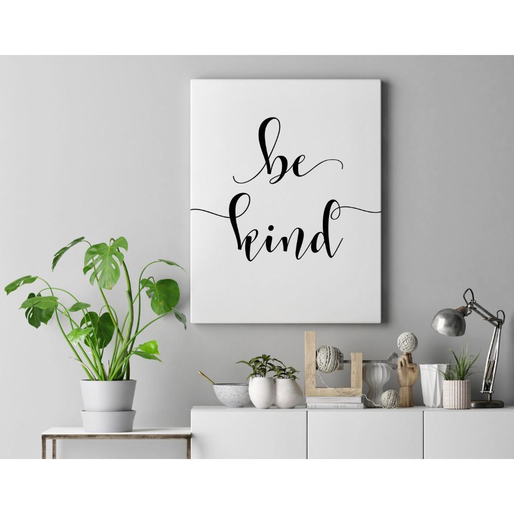 Inspirational quotes Poster Hand painted font canvas living room wall decorative painting art